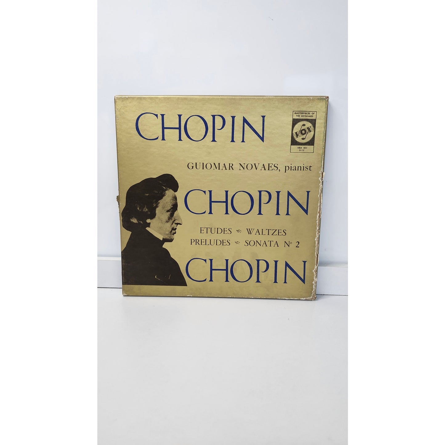Chopin Guiomar Novaes Etudes Waltzes Preludes Sonata No. 2 LP Box Set VBX 401