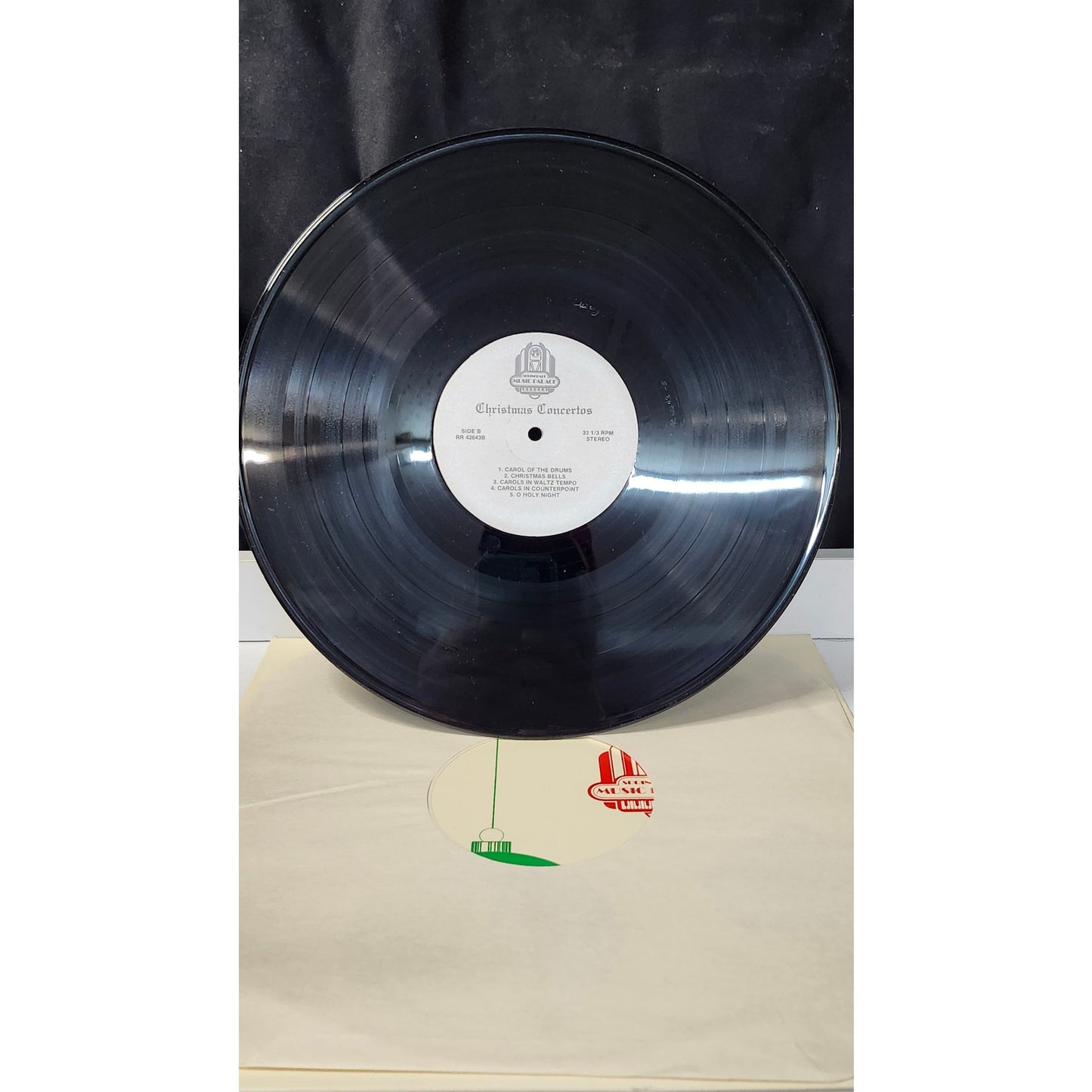 Karl Cole Christmas Concertos LP Vinyl 1984 Springdale Music Palace RR 42643B