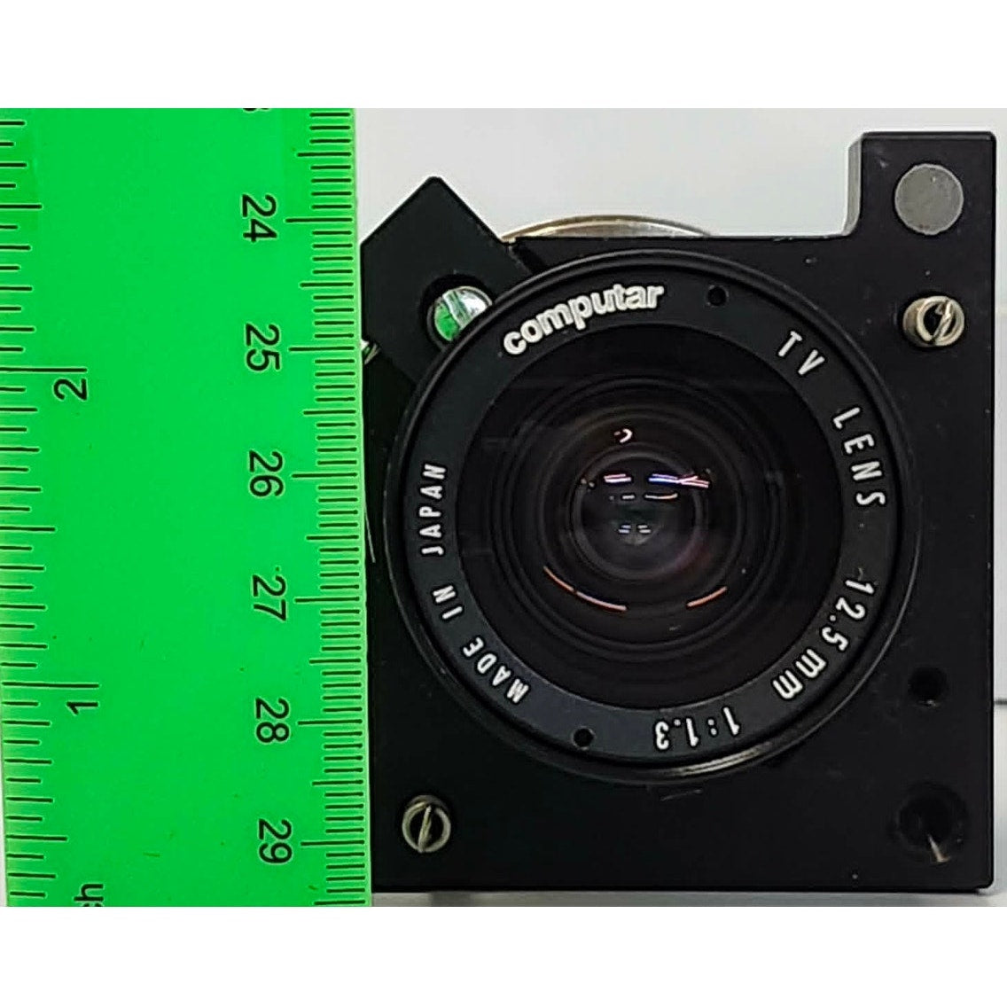 Computar Lockheed Martin Fairchild System TV Camera 12.5mm 1:1.3 Lens Red Tiffen