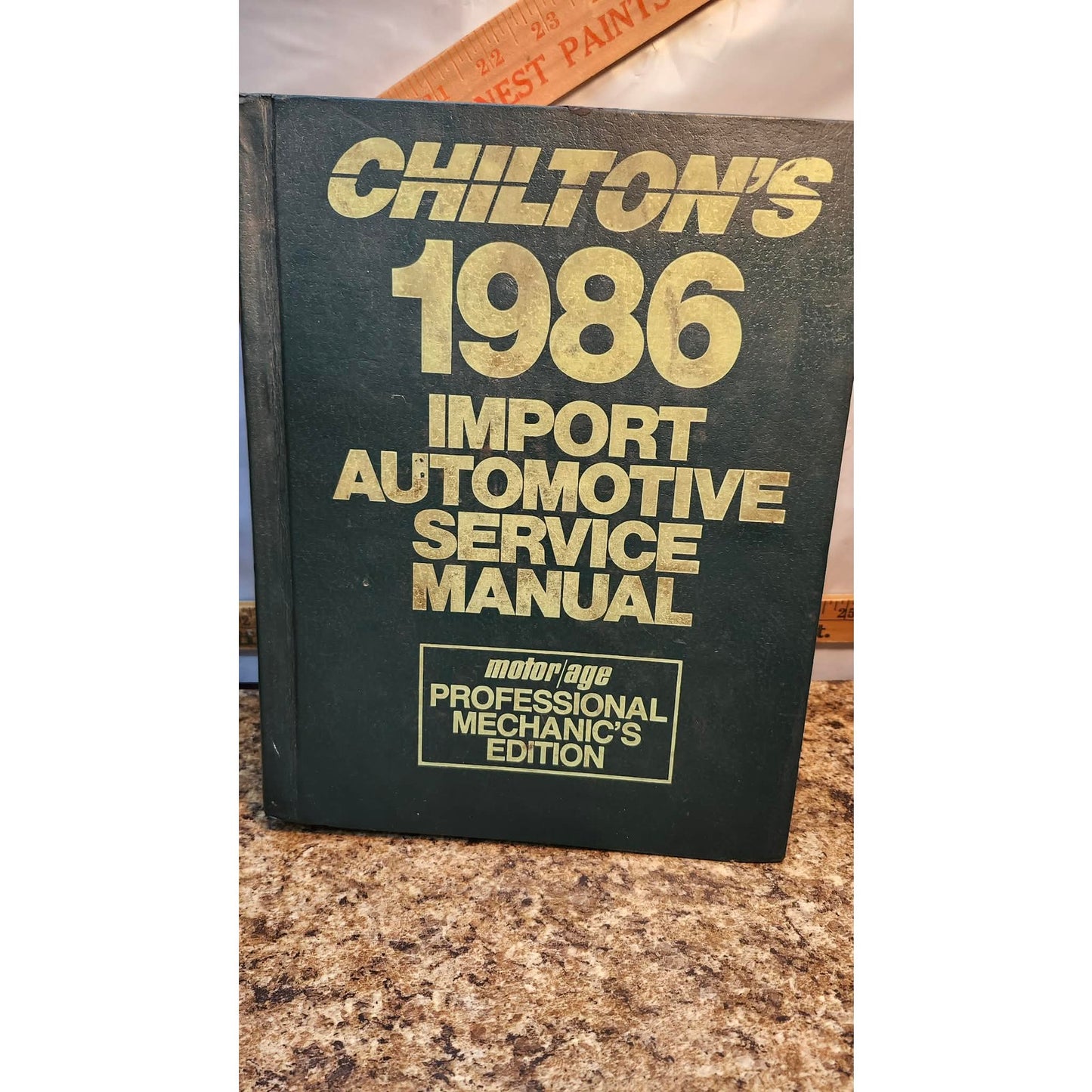 Chiltons 1986 Import Automotive Service Manual Motor Age Professional Mechanics