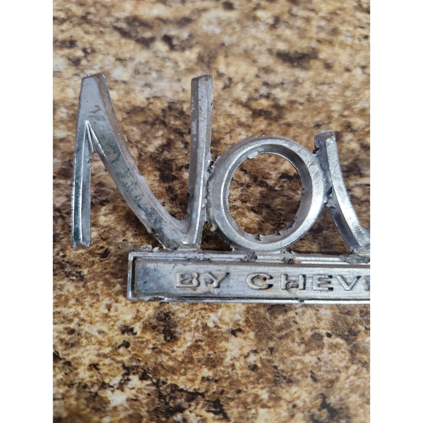 Vintage 1968-1972 Chevy Nova By Chevrolet Trunk Lid Emblem Badge OEM #8728940