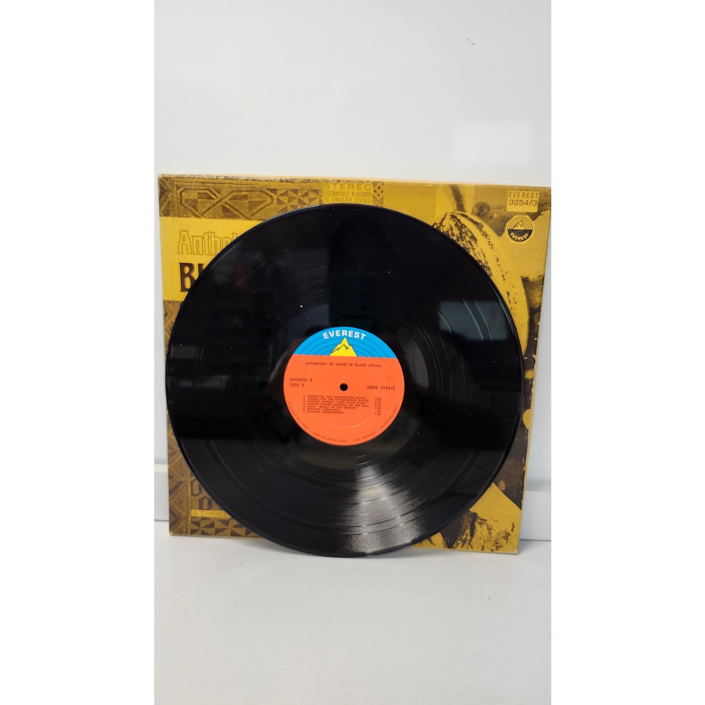 Vintage 1969 Anthology Of Music Of Black Africa 3 LP Box Set Everest SDBR 3254/3