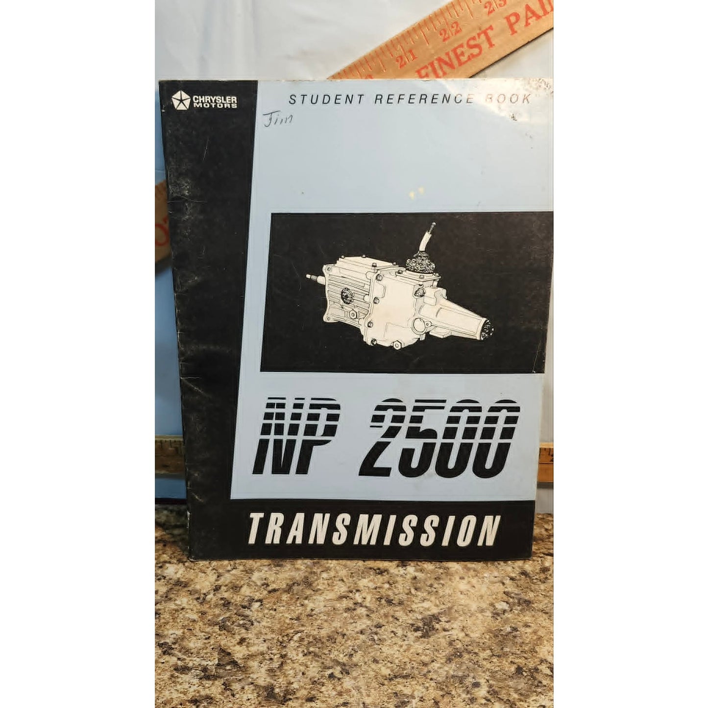 Vintage NP2500 Transmission Student Reference Book Chrysler Motors Manual