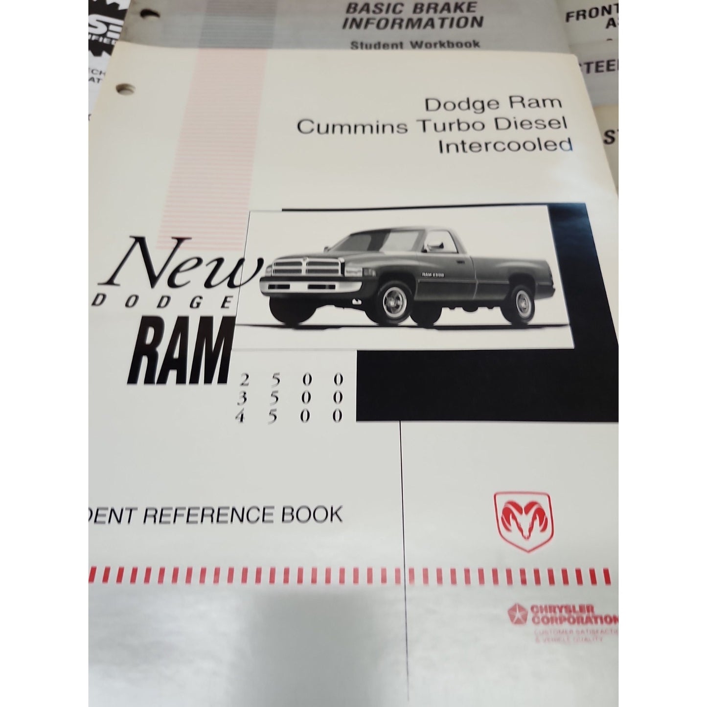 Chrysler Dodge Ram Course Student Books And Supplements 8 Books Total