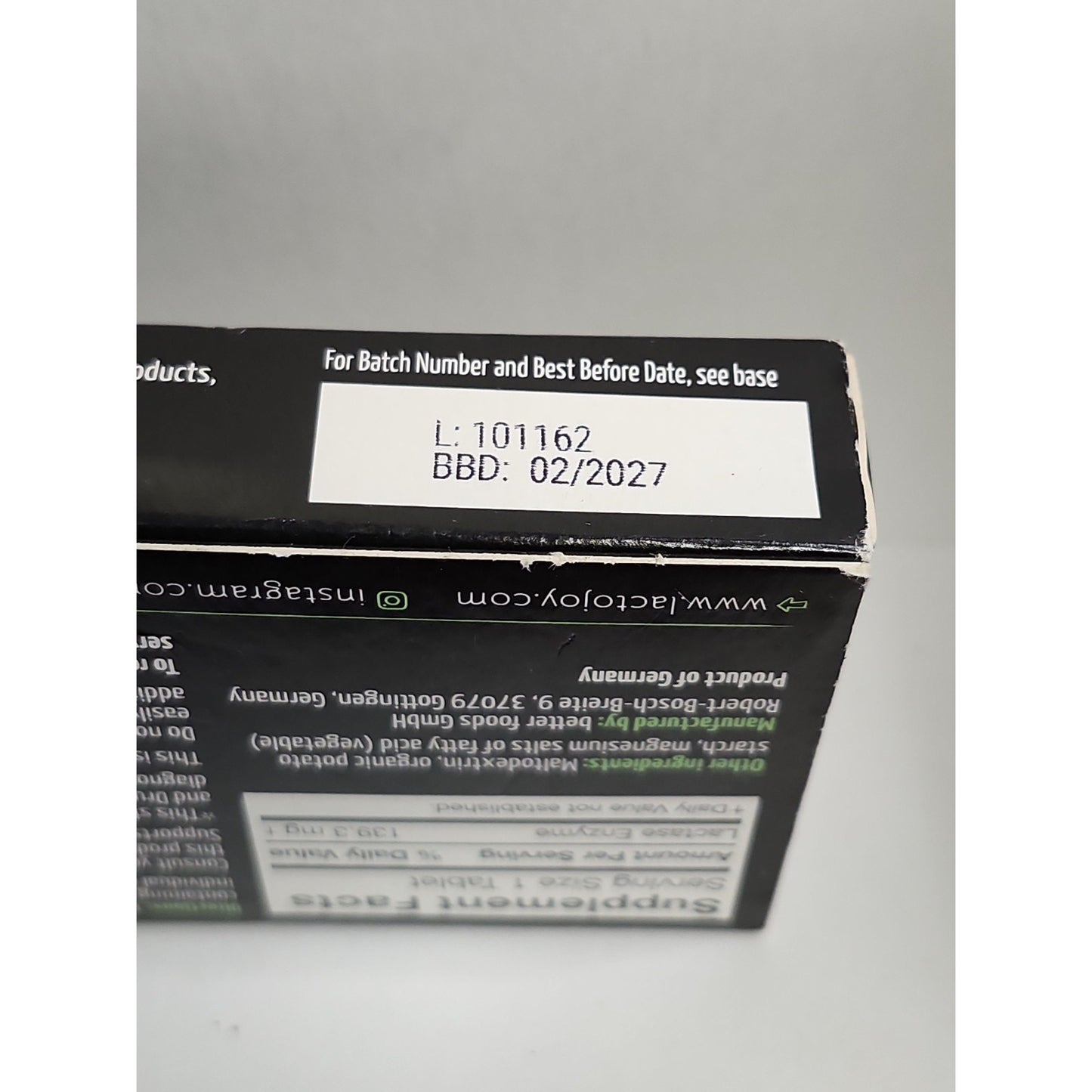 Lactojoy Feel Better Probiotic Dietary Supplement 45 Tablets 02/2027