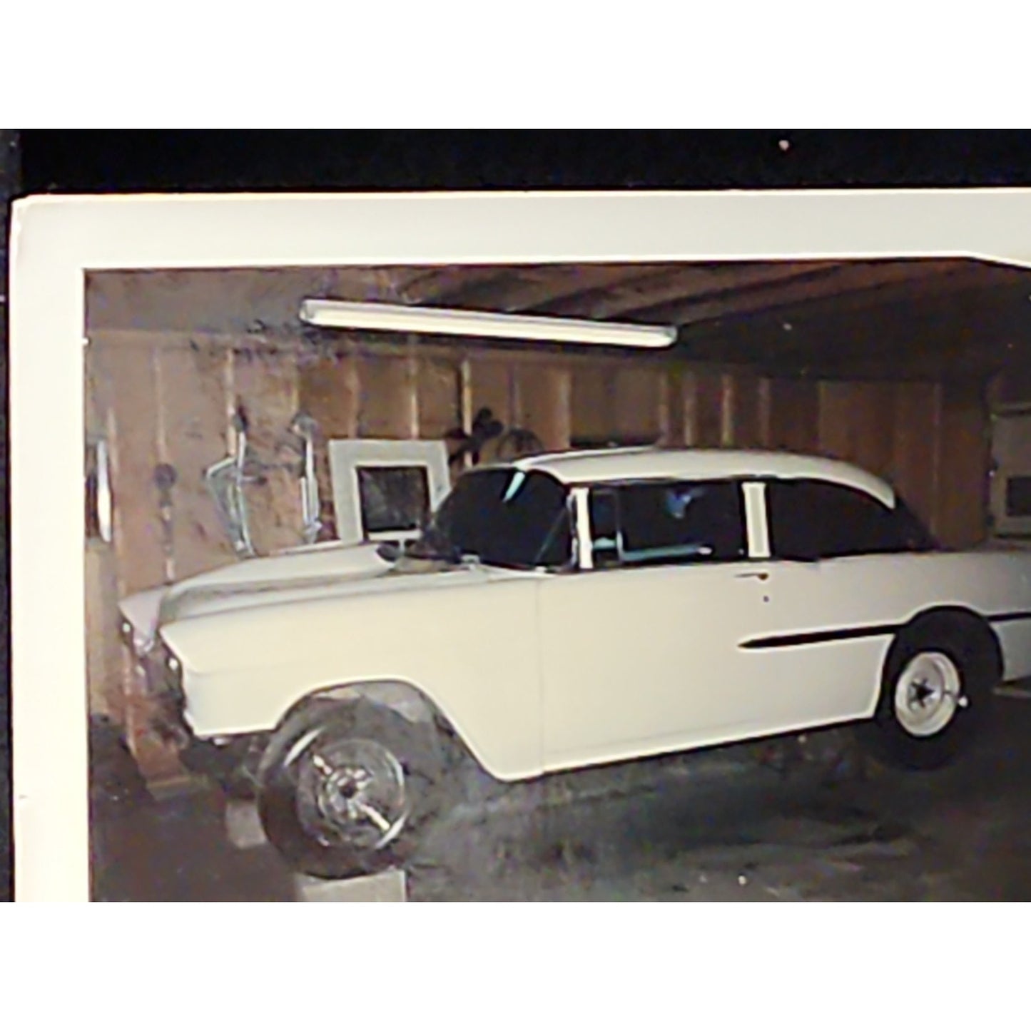 Lot Of 2 White Lightning C/Gas 1955 Chevy Drag Racing Photos Edgewater 1967