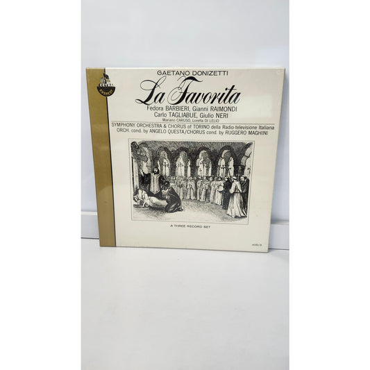 Gaetano Donizetti La Favorita Cetra Everest Vinyl Record LP Box Set 3 LP 405/3