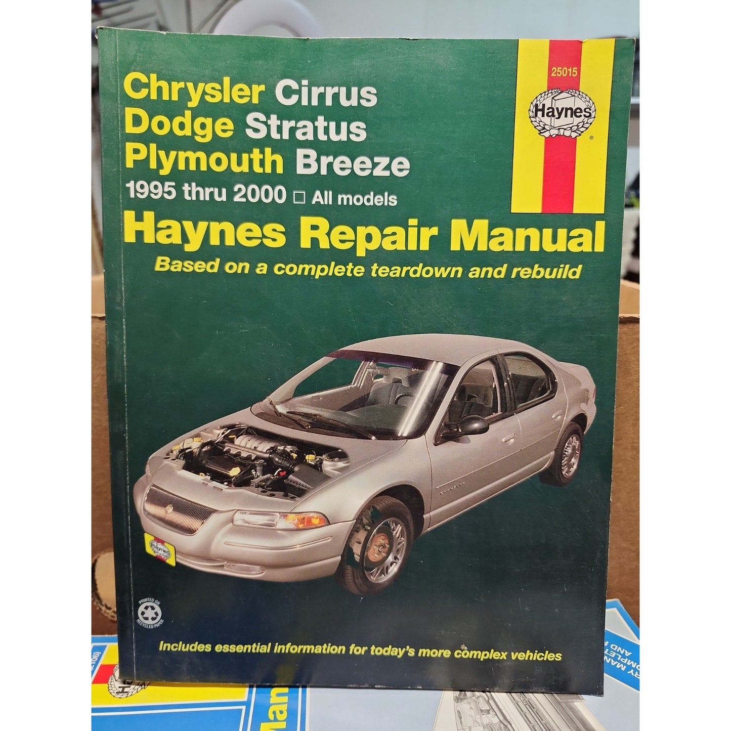 Haynes Manual Chrysler Cirrus Dodge Stratus & Plymouth Breeze 1994 #25015