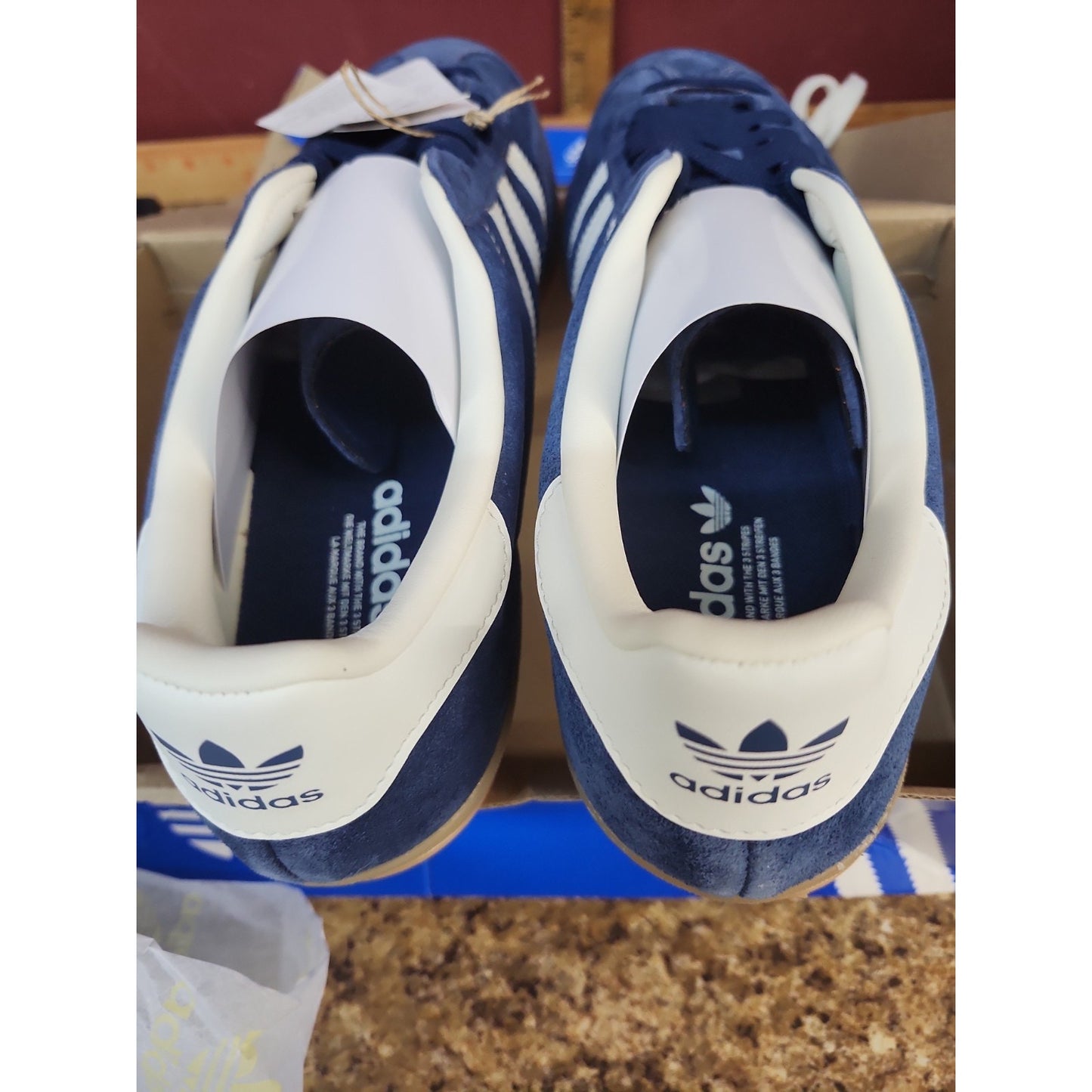Adidas Originals Gazelle Indoor Blue Sneakers Trainers US 11 BNIB