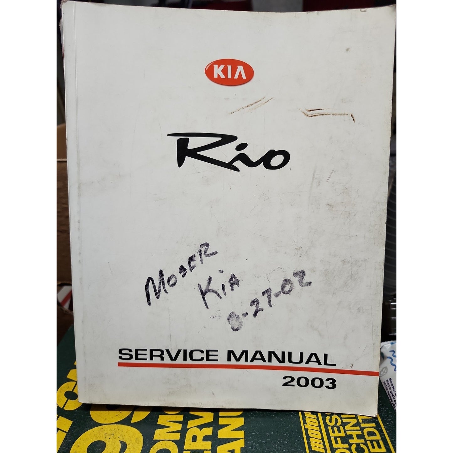 2001 Kia Rio Service Repair Manual
