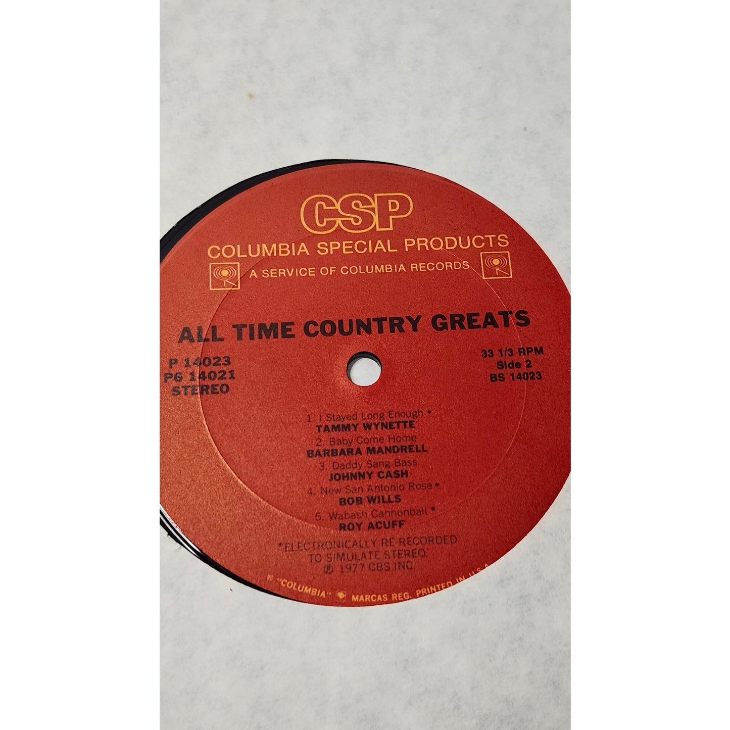 Columbia Special Products All Time Country Greats Various Artists LP Box Set