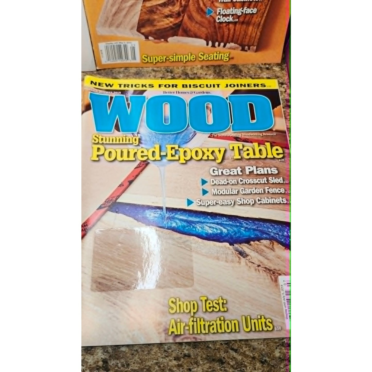Lot of 6 WOOD Magazine Woodworking DIY Furniture Building Project Guides