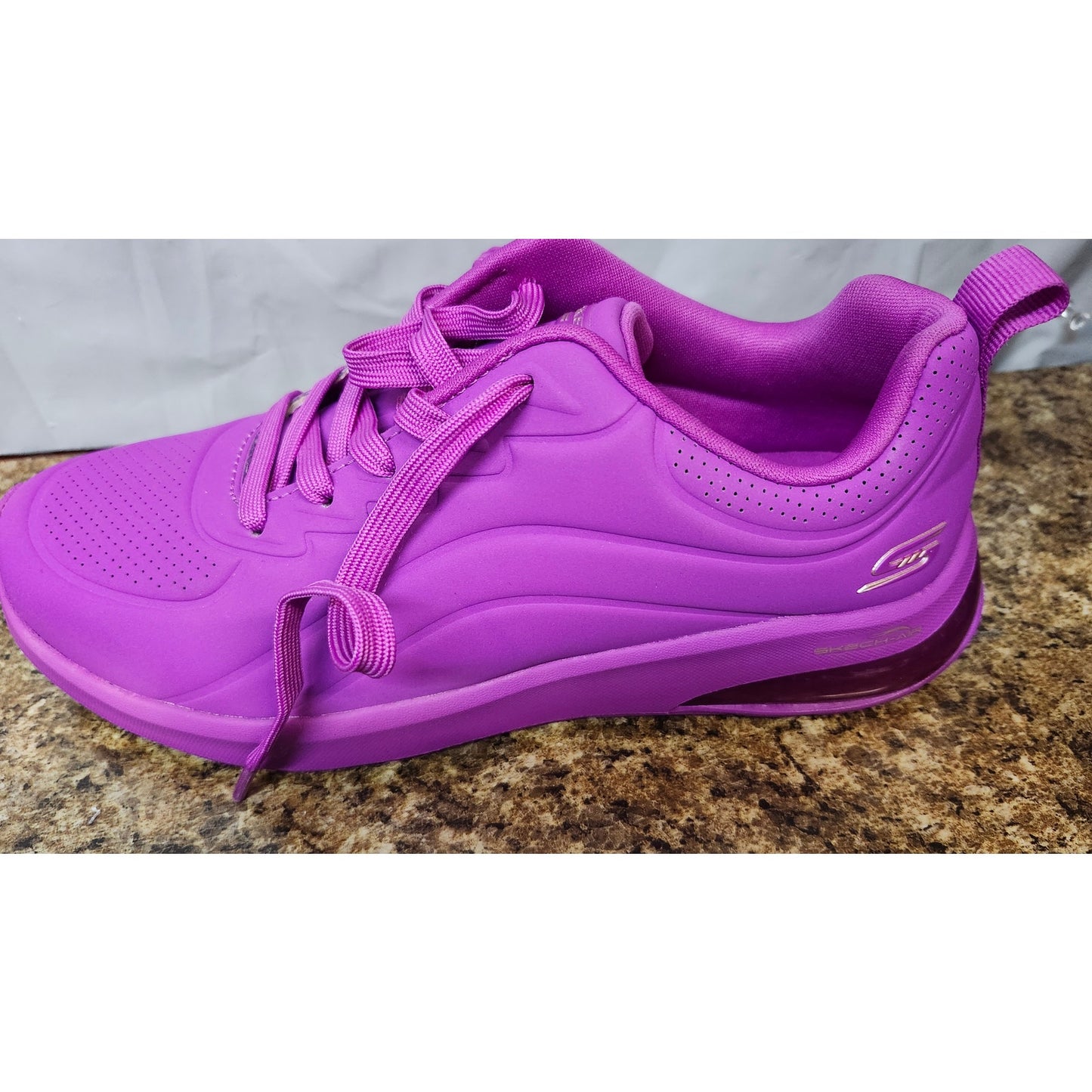 Skechers SkechAir Bobs Vision Air Sneakers Womens 6.5 Purple Athletic 117646 NWT