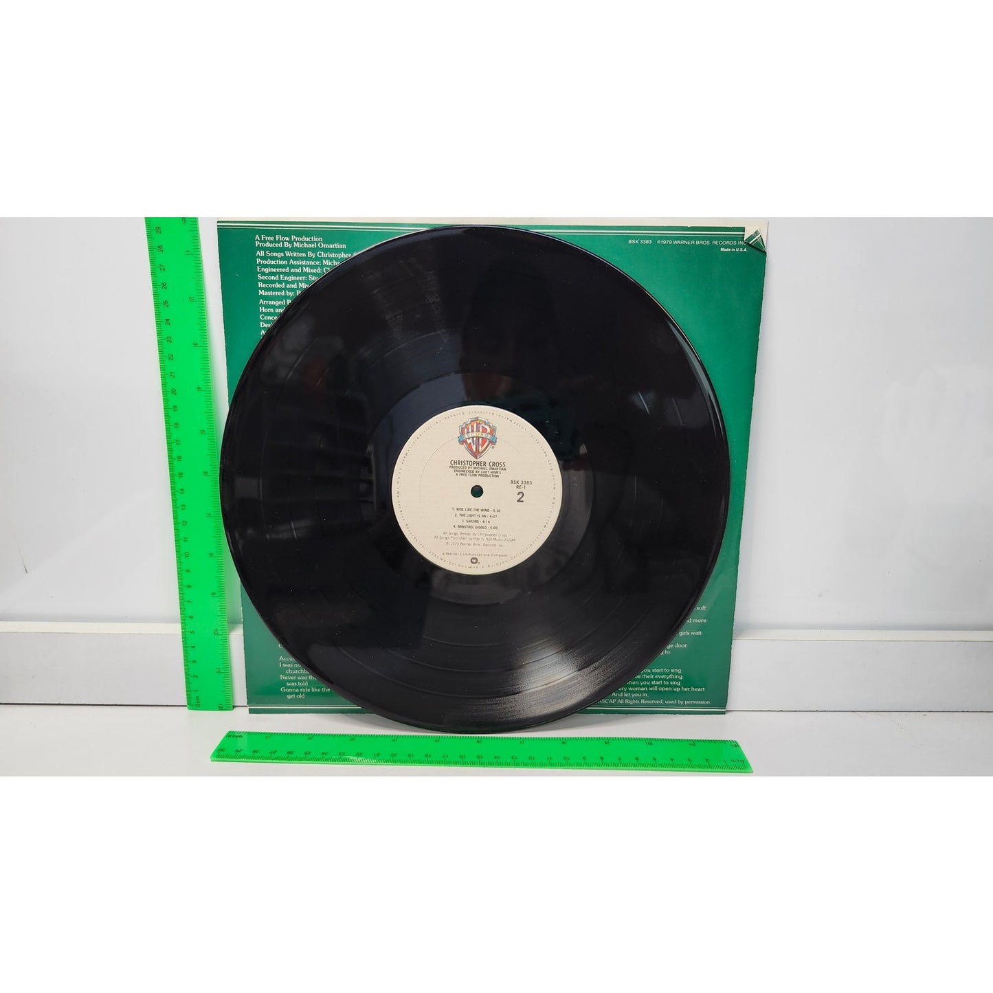 Christopher Cross Self Titled LP Record Album 1979 Flamingo Pop Rock Warner Bros