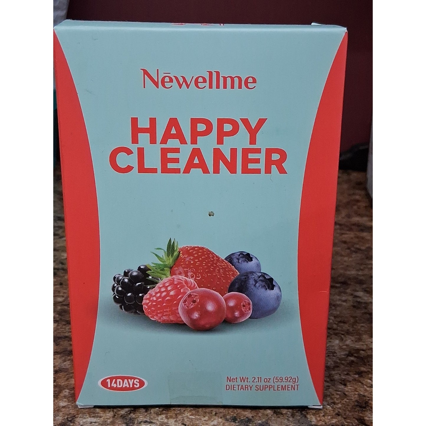 Newellme Happy Cleaner 14 Day Supply Mixed Berry 2.11oz 4/27