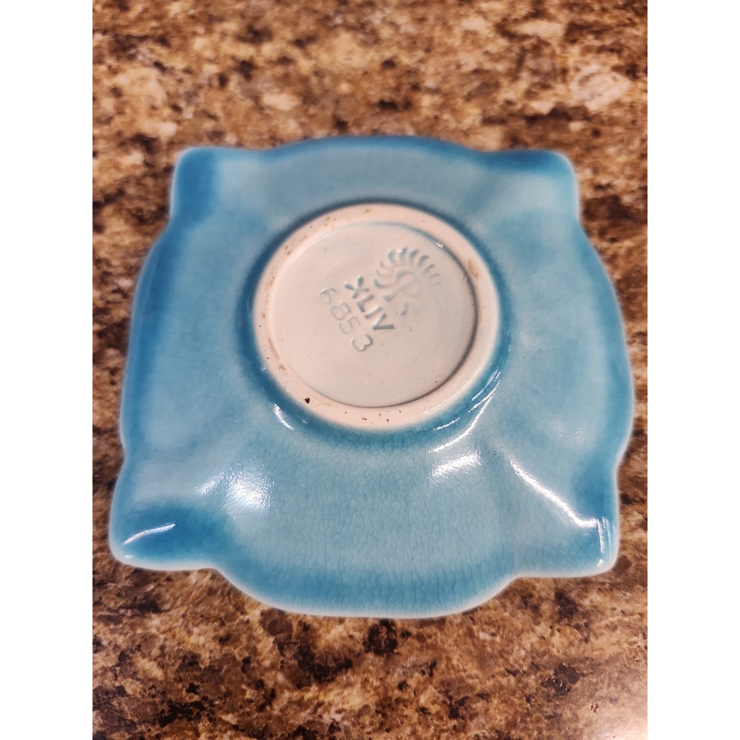 Rookwood Pottery 6853 XLV1 Blue Ceramic Pin Trays