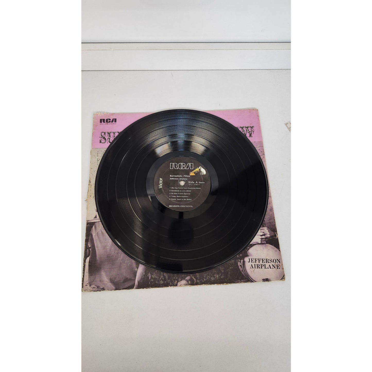 Vintage Jefferson Airplane Surrealistic Pillow LP Vinyl AFL1-3766 Reissue