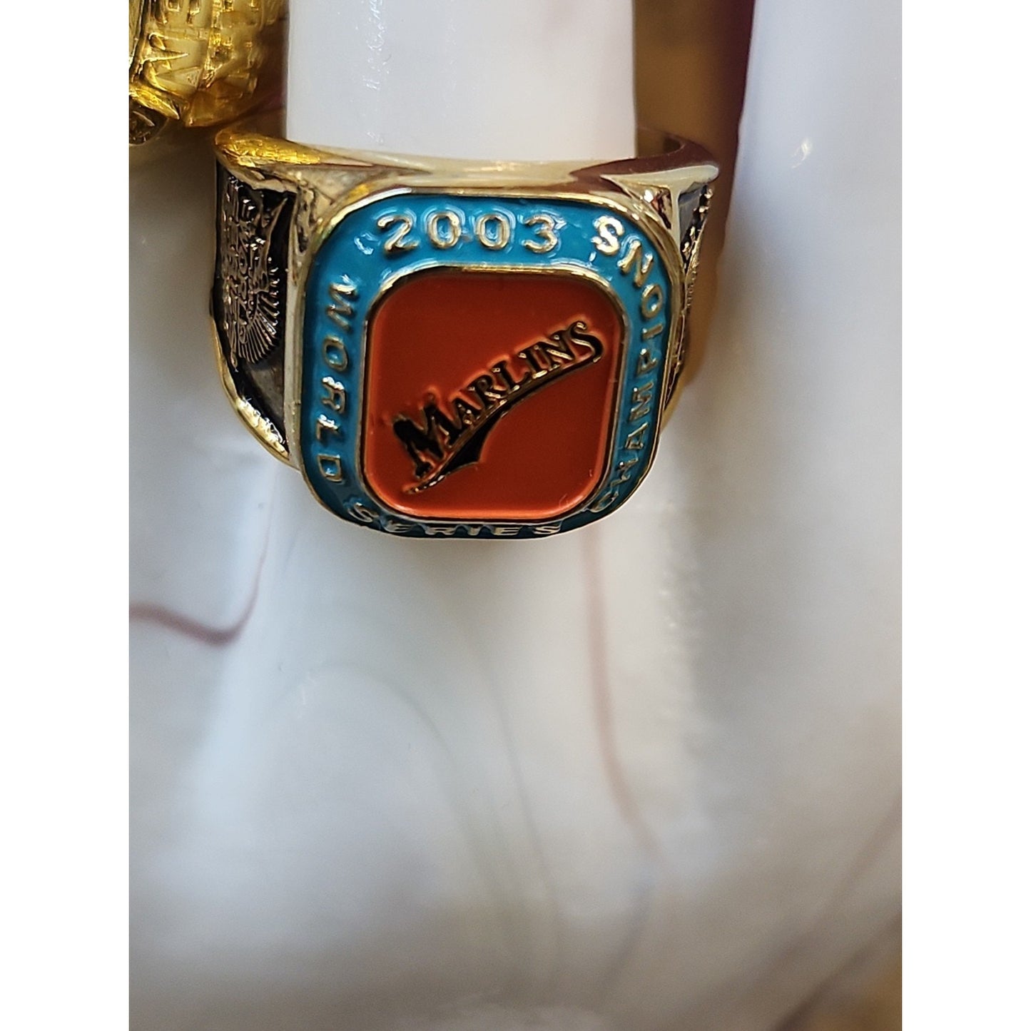 Lot Of 3 Florida Marlins (2) 1997 World Series Champions Replica Rings