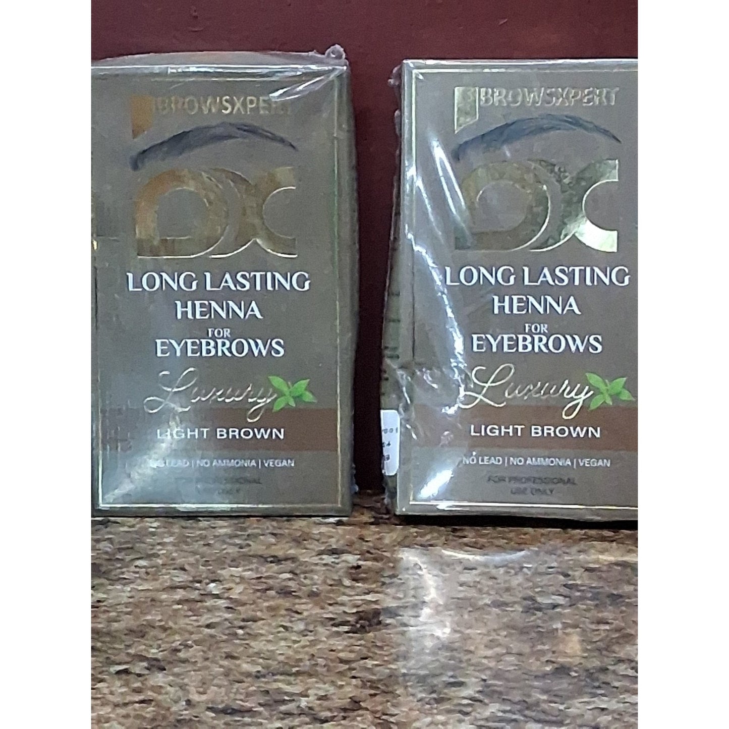 Lot Of 2 Browsxpert Long Lasting Henna For Eyebrows Luxury Light Brown
