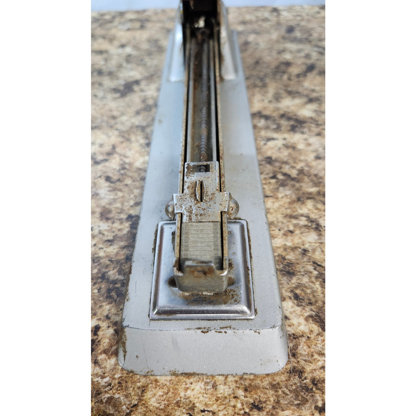 Vintage Monarch Stapler Vail Manufacturing Co Chicago Heavy Duty Metal Office