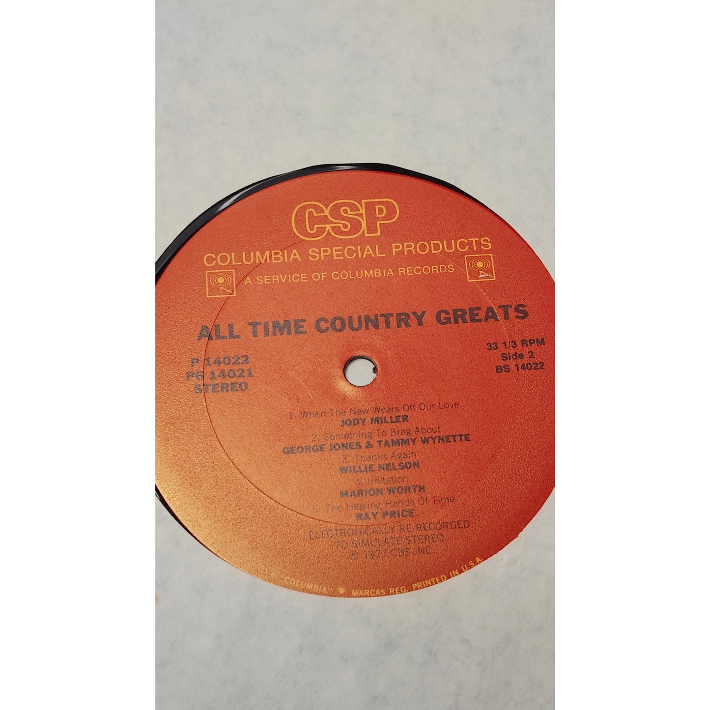 Columbia Special Products All Time Country Greats Various Artists LP Box Set