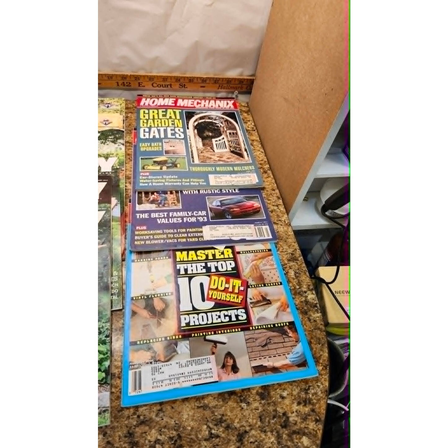 Mixed Lot of 9 Handy & Home Mechanix DIY Home Improvement Woodworking Magazines