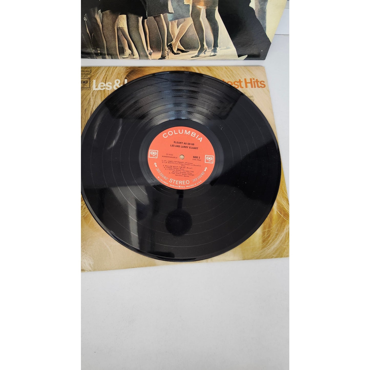 Vintage Les & Larry Elgart Greatest Hits & Elgart Au Go-Go LP Vinyl Lot of 2