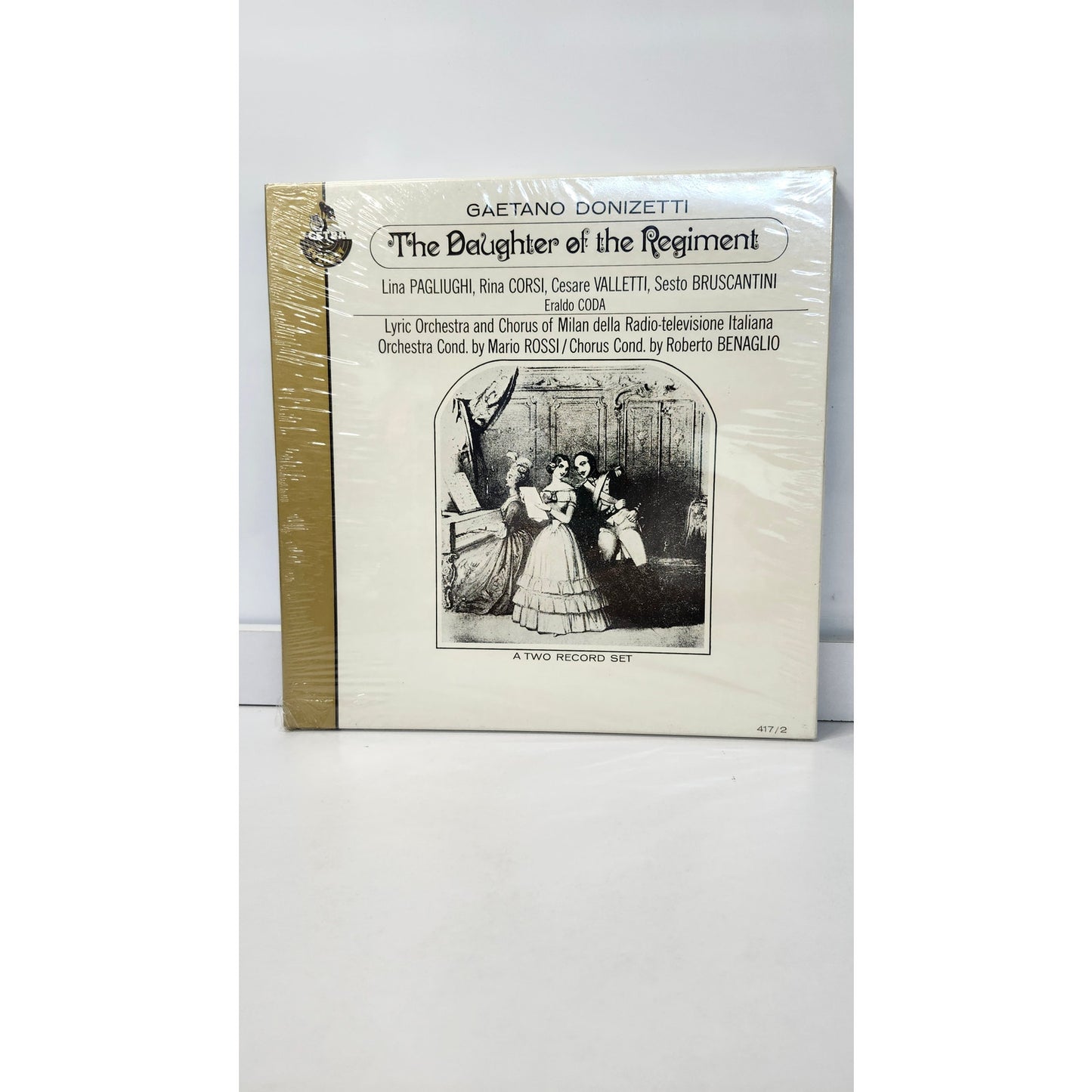Gaetano Donizetti Daughter Of The Regiment 2 LP Box Set Cetra Everest 417/2