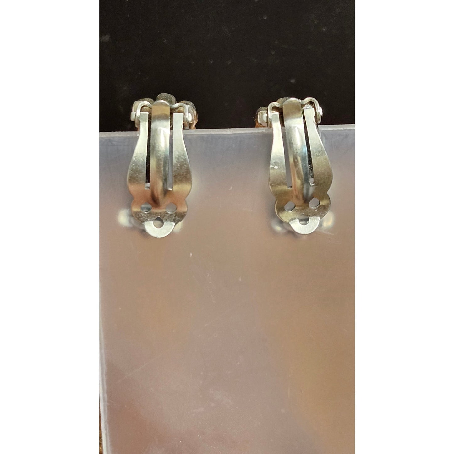 925 Sterling Silver Triple Skeleton Bone Hoop Clip-On Earrings