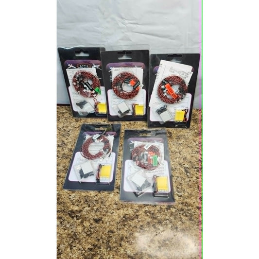 Kosta Simulated Flight LED Light Kit System RC Airplane Navigation 5mm White Red
