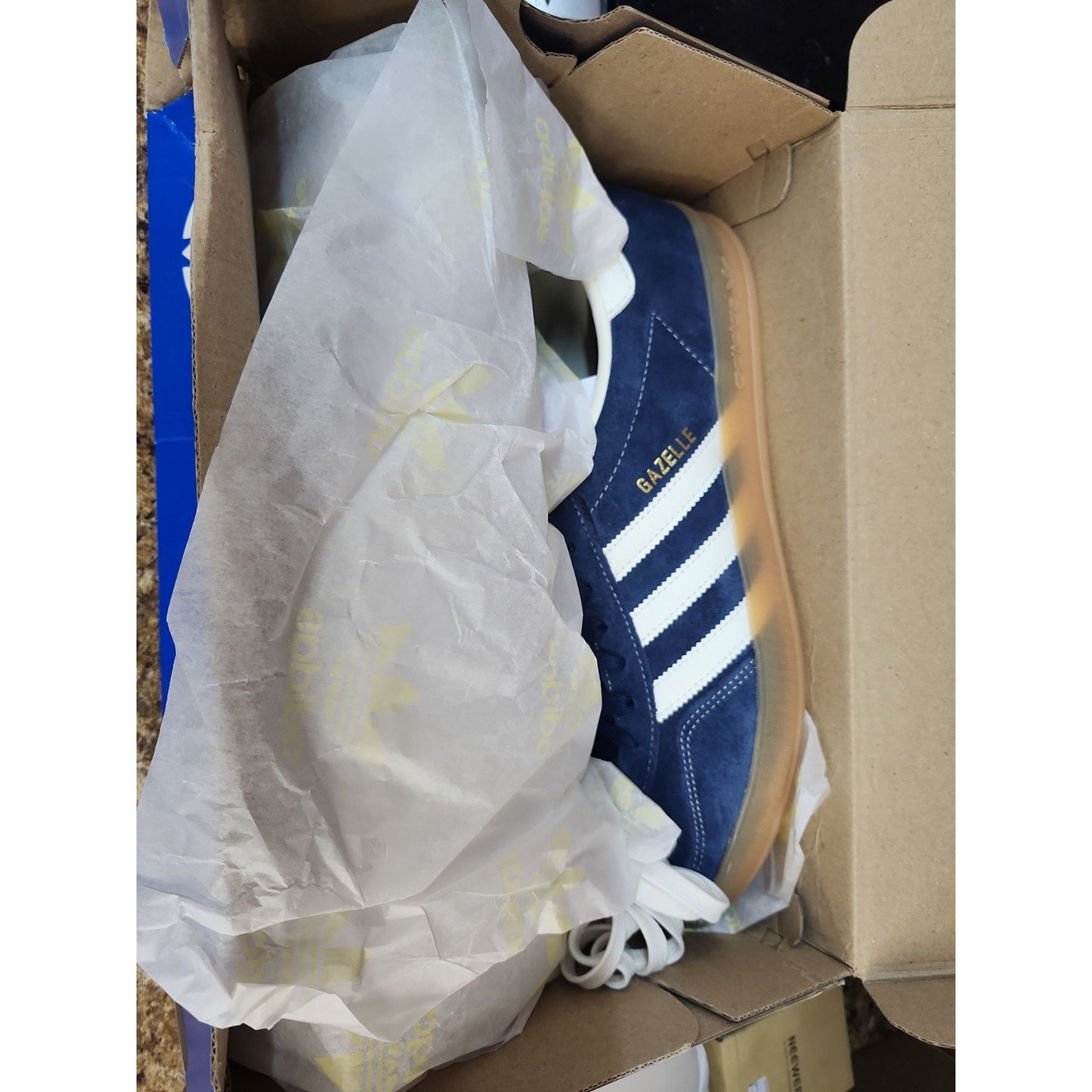 Adidas Originals Gazelle Indoor Blue Sneakers Trainers US 11 BNIB