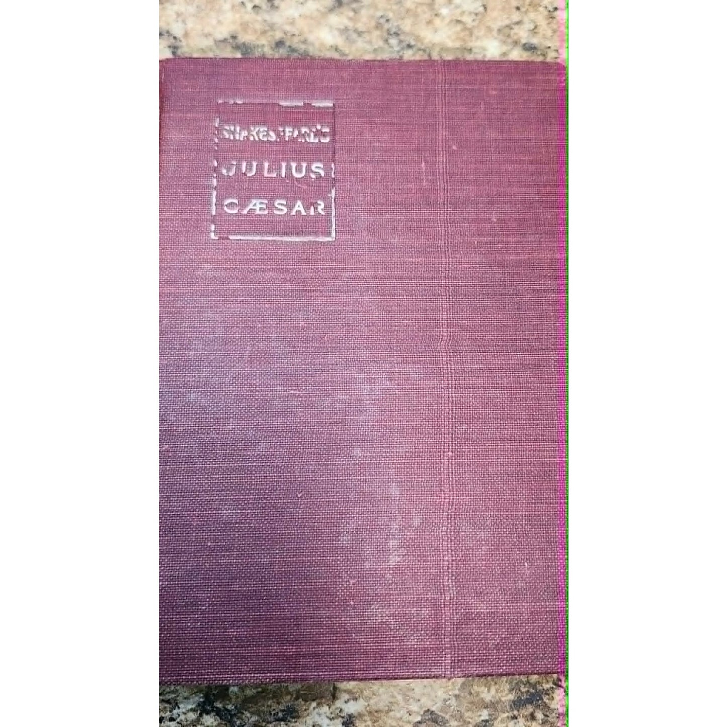 Vintage Macmillan Classics Book Lot Last of the Mohicans & Julius Caesar Hardcover Set