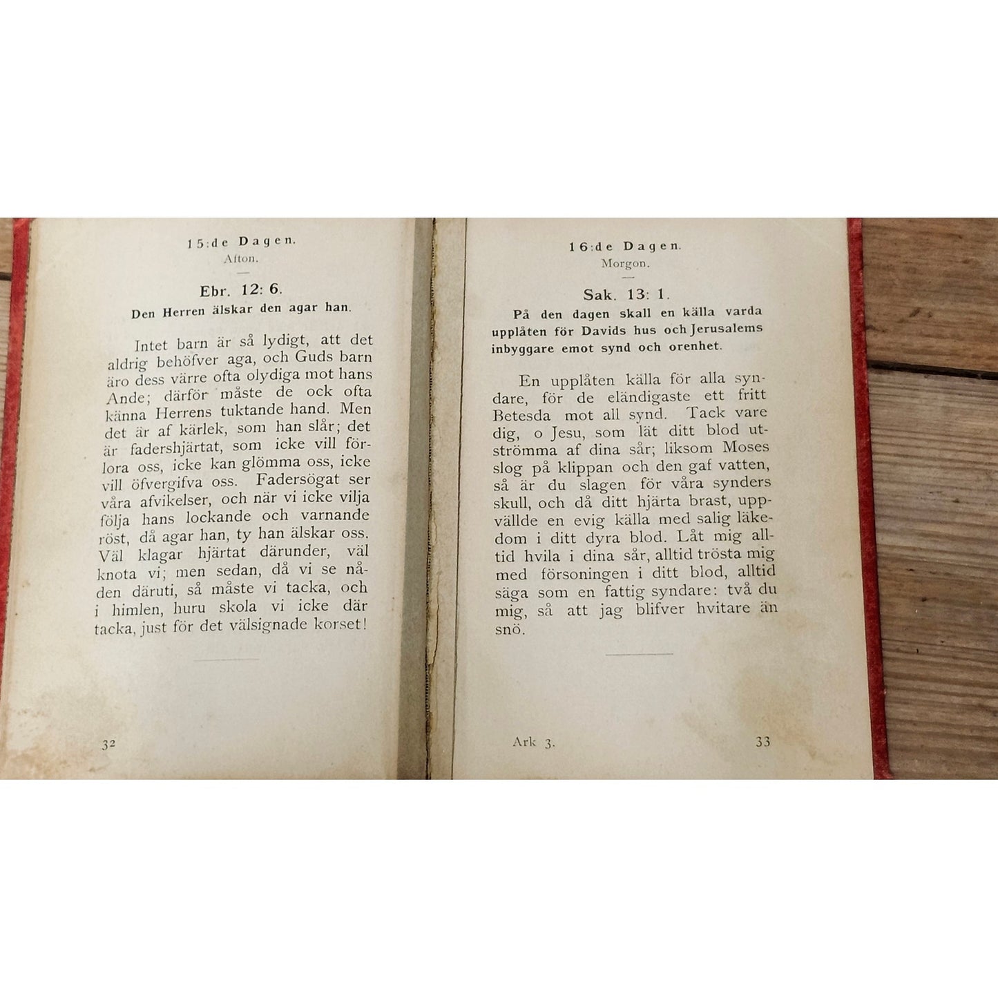 Antique 1897 Se Pa Jesus Swedish Christian Devotional Book 3rd Edition Hardcover