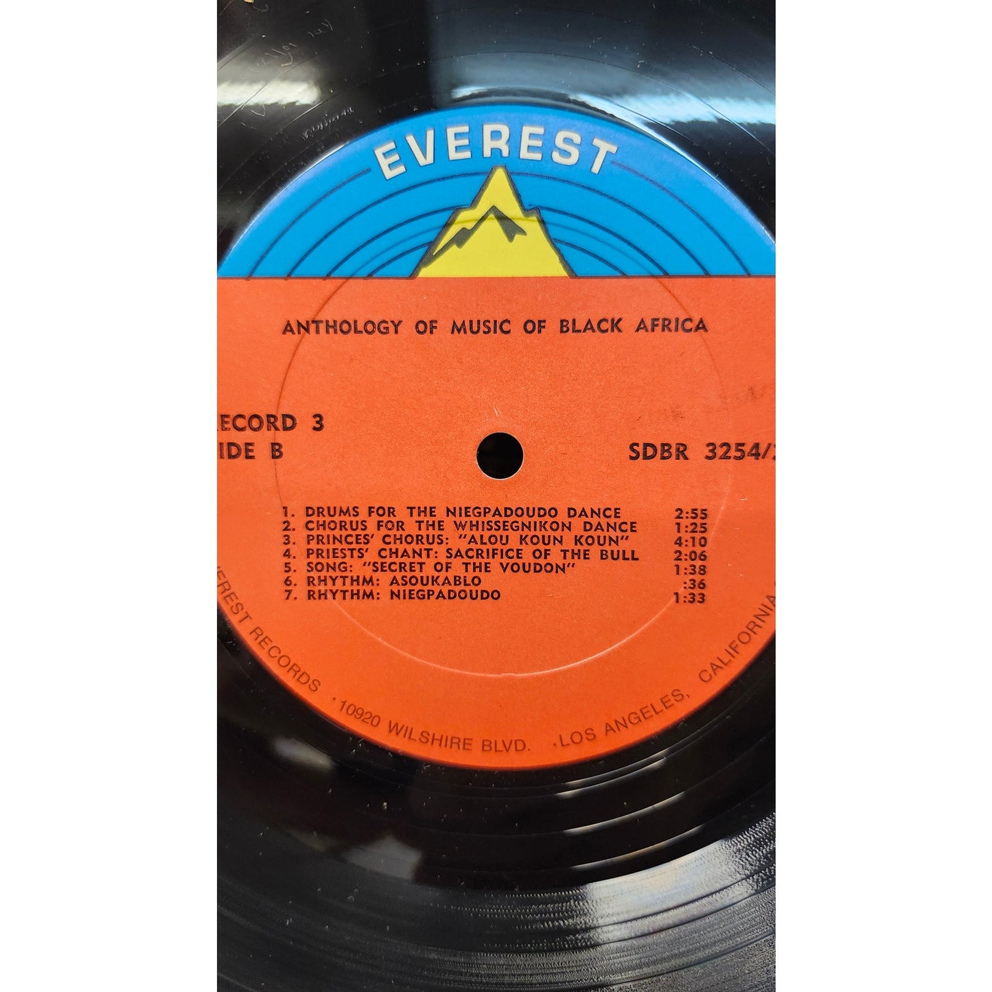 Vintage 1969 Anthology Of Music Of Black Africa 3 LP Box Set Everest SDBR 3254/3