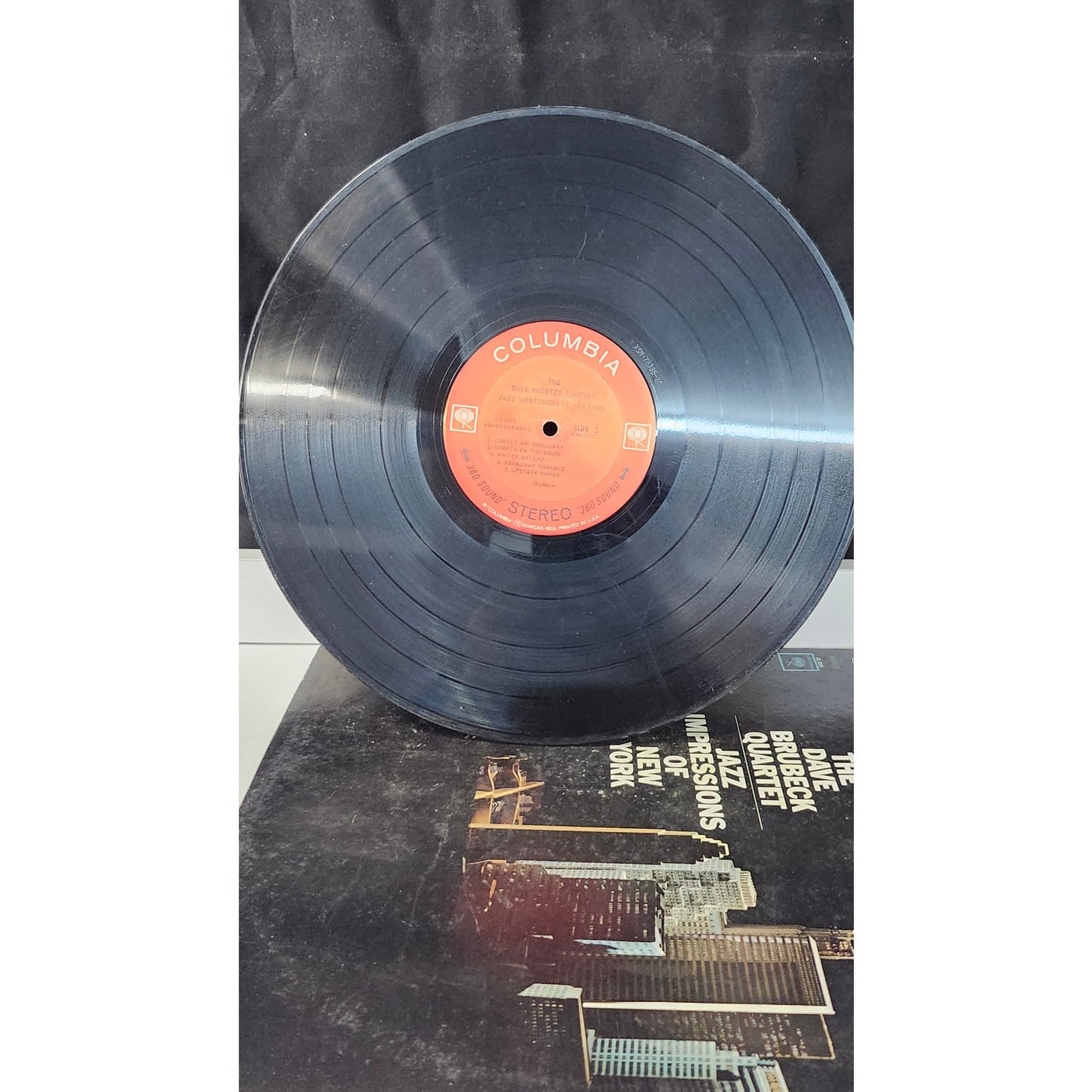 Dave Brubeck Quartet Jazz Impressions Of New York LP Stereo Columbia CS 9075