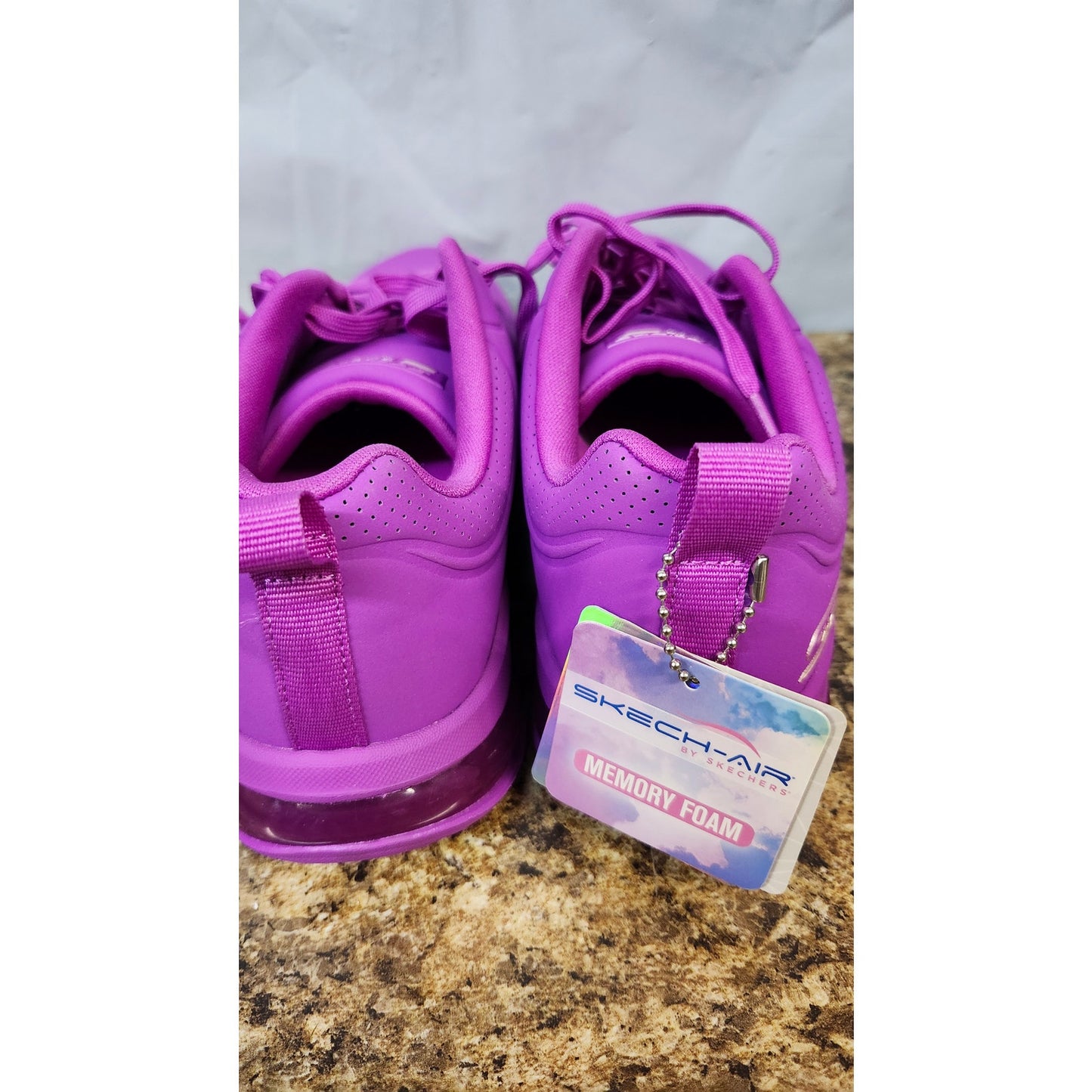 Skechers SkechAir Bobs Vision Air Sneakers Womens 6.5 Purple Athletic 117646 NWT
