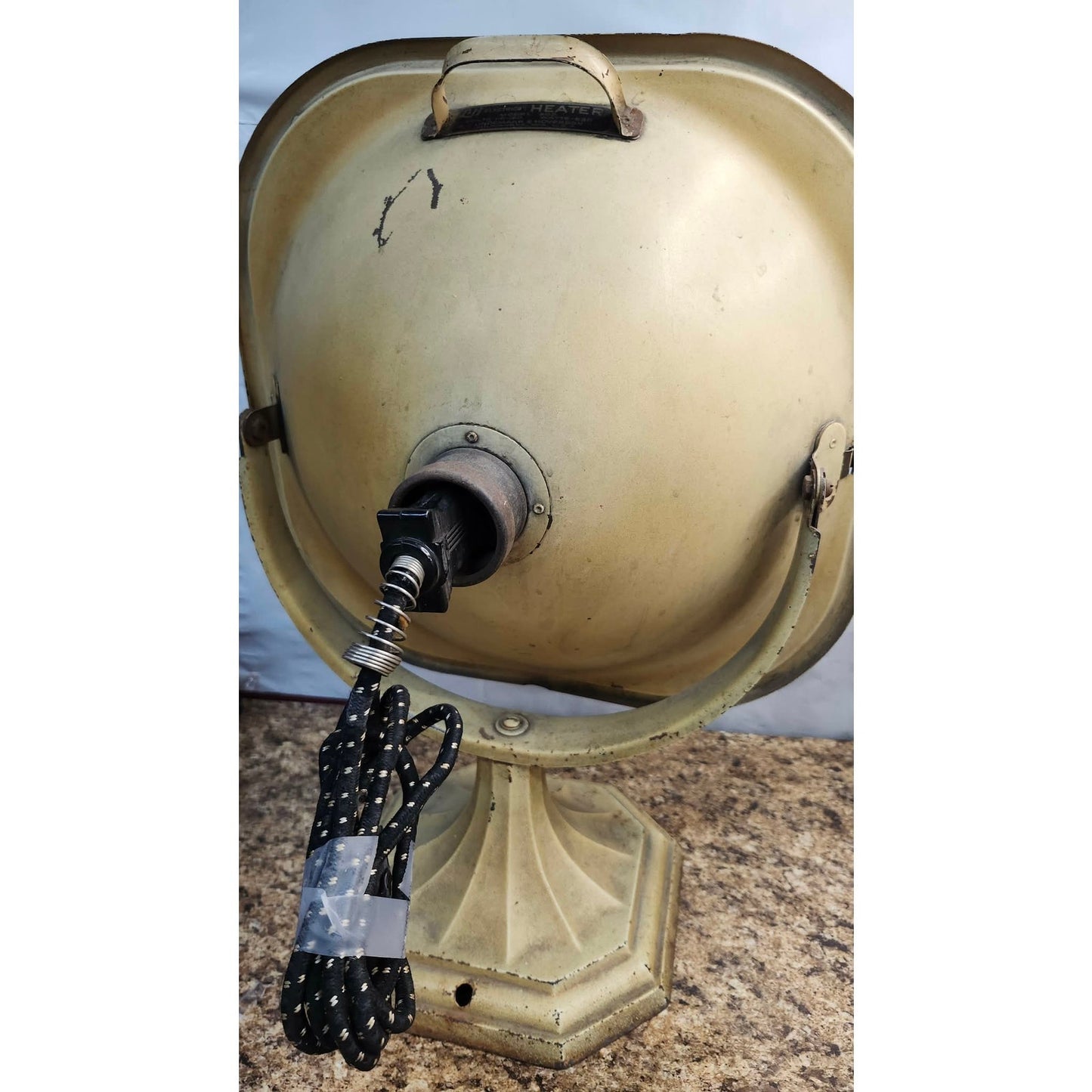 Vintage L&H Electrics Model 402 Bowl Space Heater Lindemann Hoverson 1930s Works