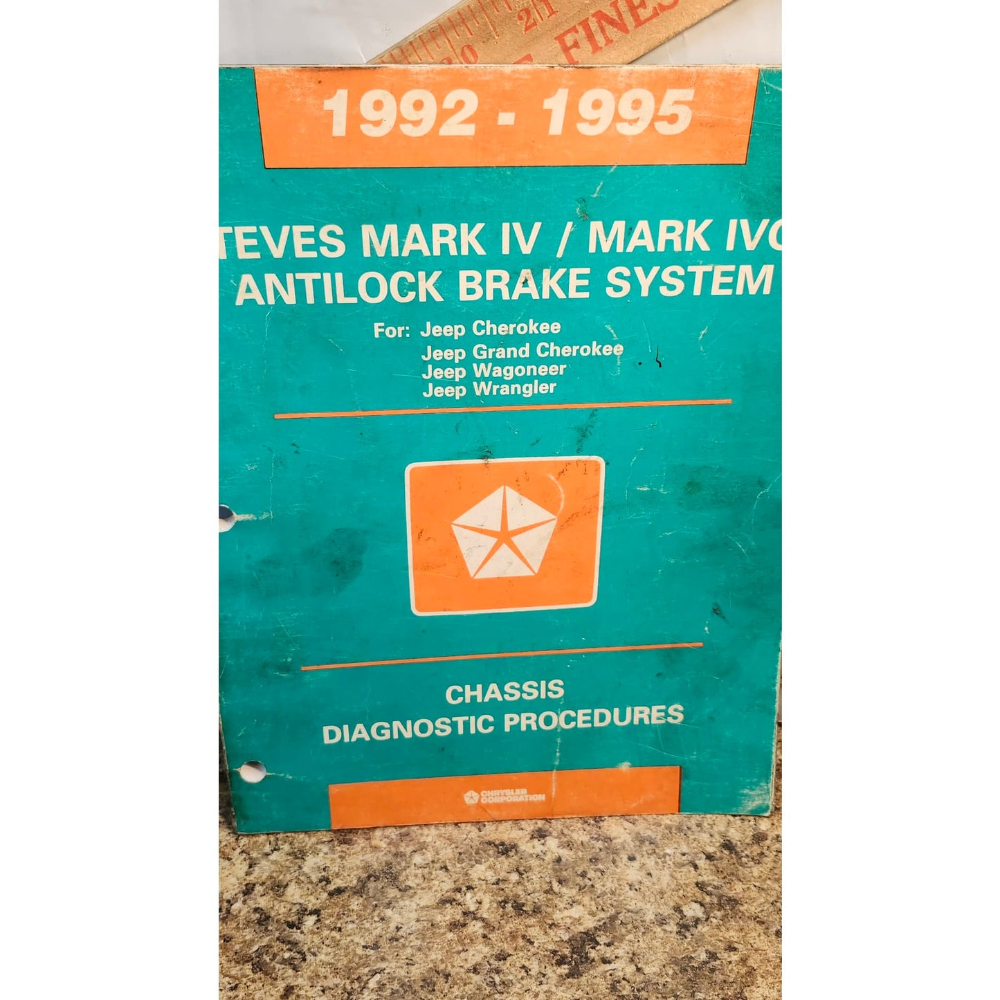 1992-1995 Teves Mark IV IVG Antilock Brake System Diagnostic Procedures Manual