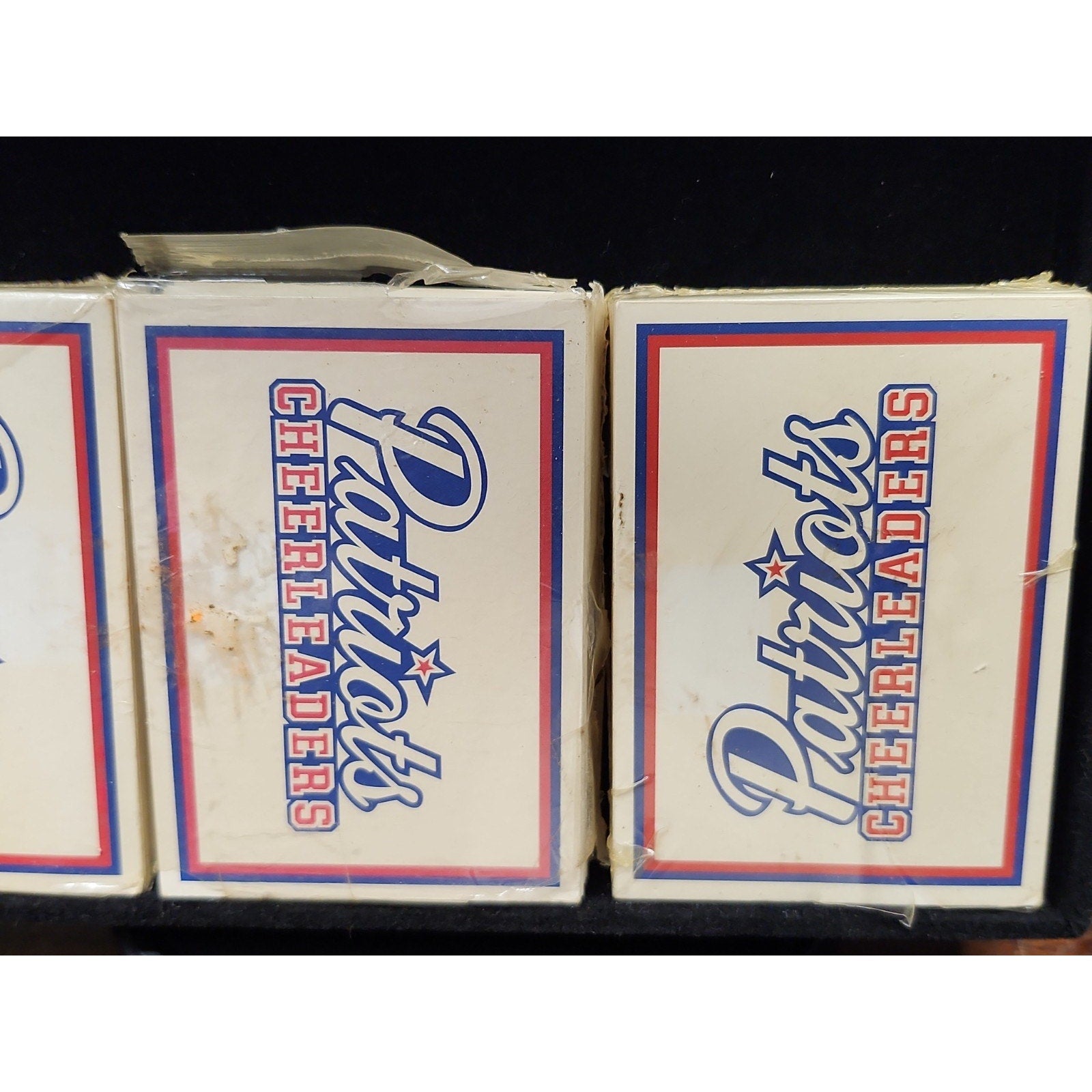 Lot Of 3 Packs 1994 Sideliners Patriots Cheerleaders NFL Trading Card Sets