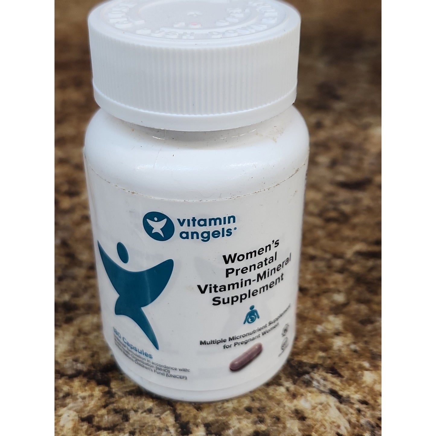 Vitamin Angels Women's Prenatal Vitamin-Mineral Supplement 180ct 8/2026