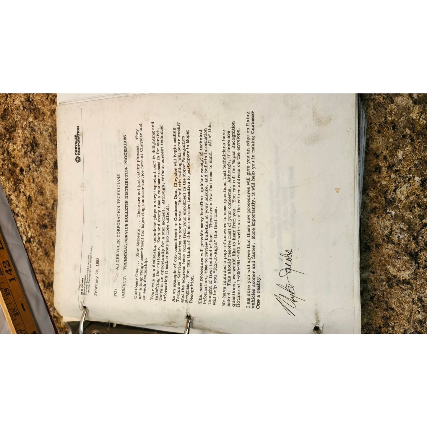 NAPA AutoCare Tech Tips Binder Alldata Mitchell Repair Chrysler Service Manuals