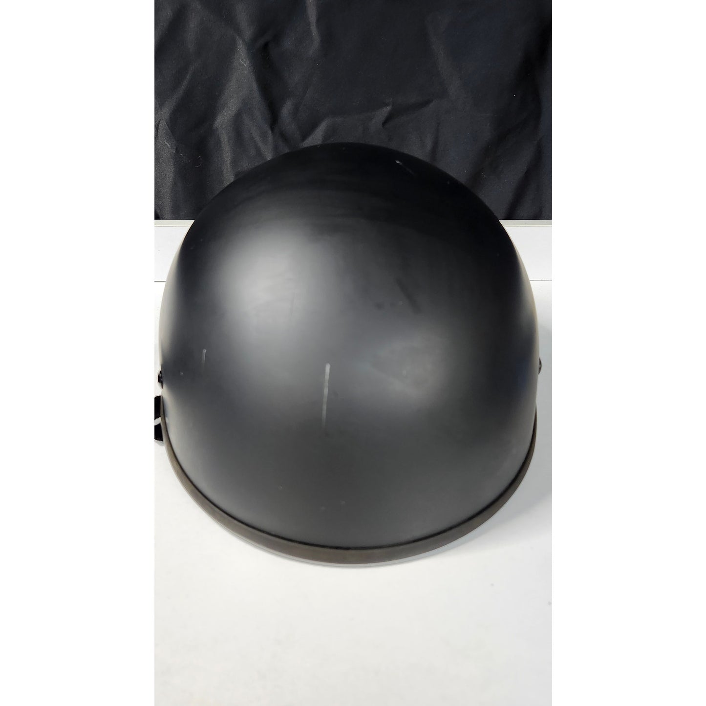 WCL Beanie Half Helmet Matte Black Motorcycle DOT Certified Size M WC888