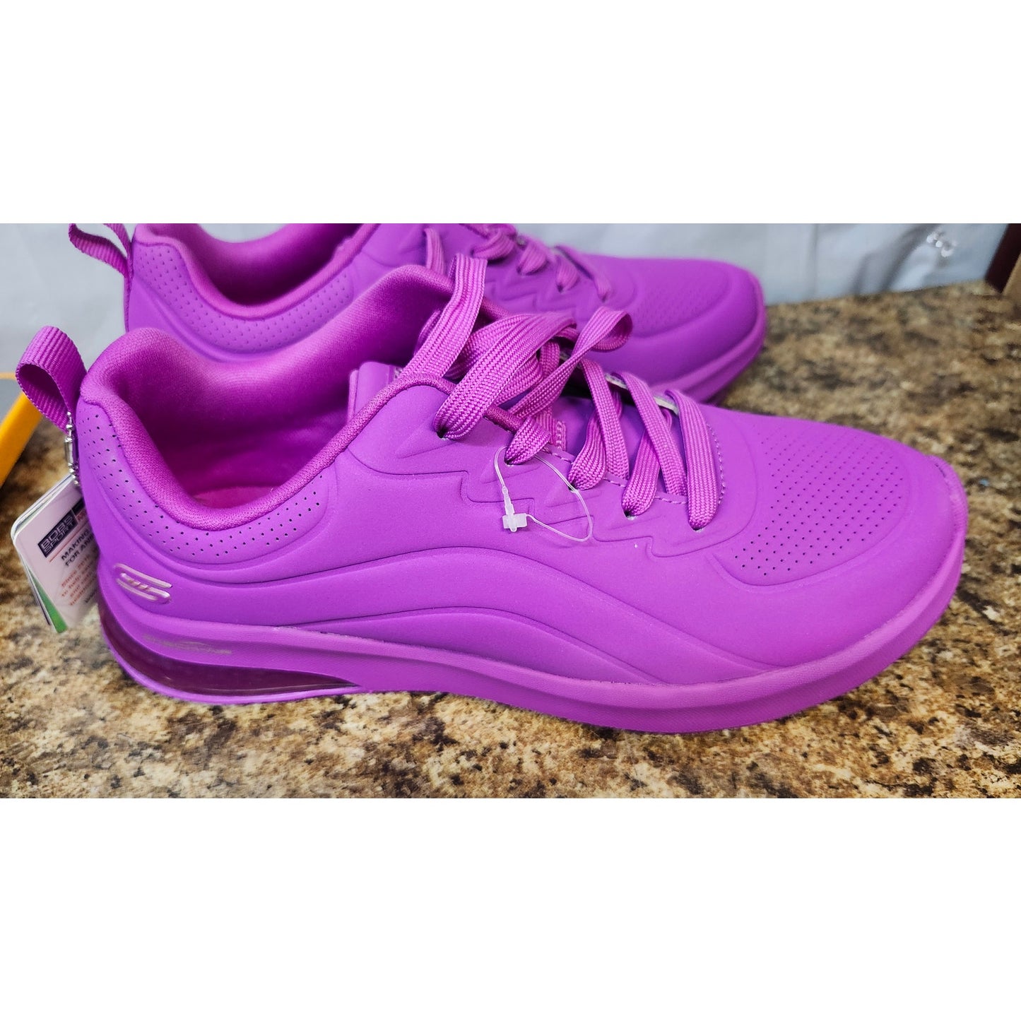 Skechers SkechAir Bobs Vision Air Sneakers Womens 6.5 Purple Athletic 117646 NWT