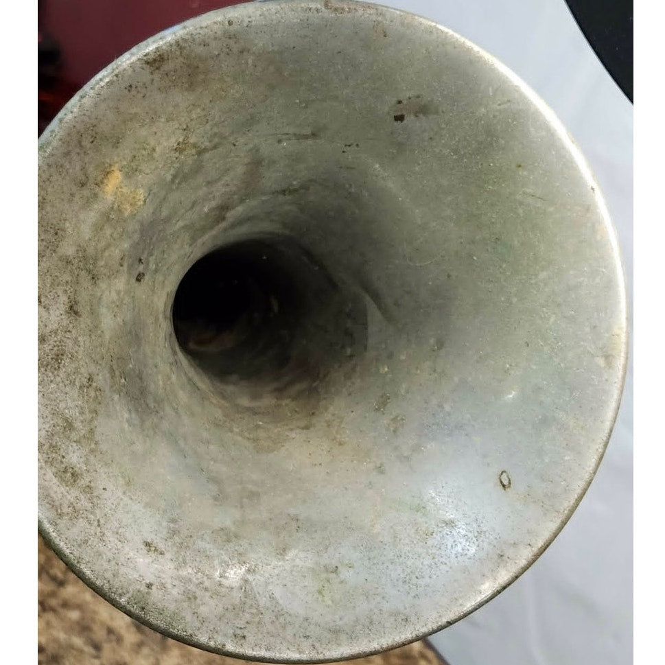 Vintage Grover Products Los Angeles Air Horn Single Trumpet Gray Semi Truck 24"