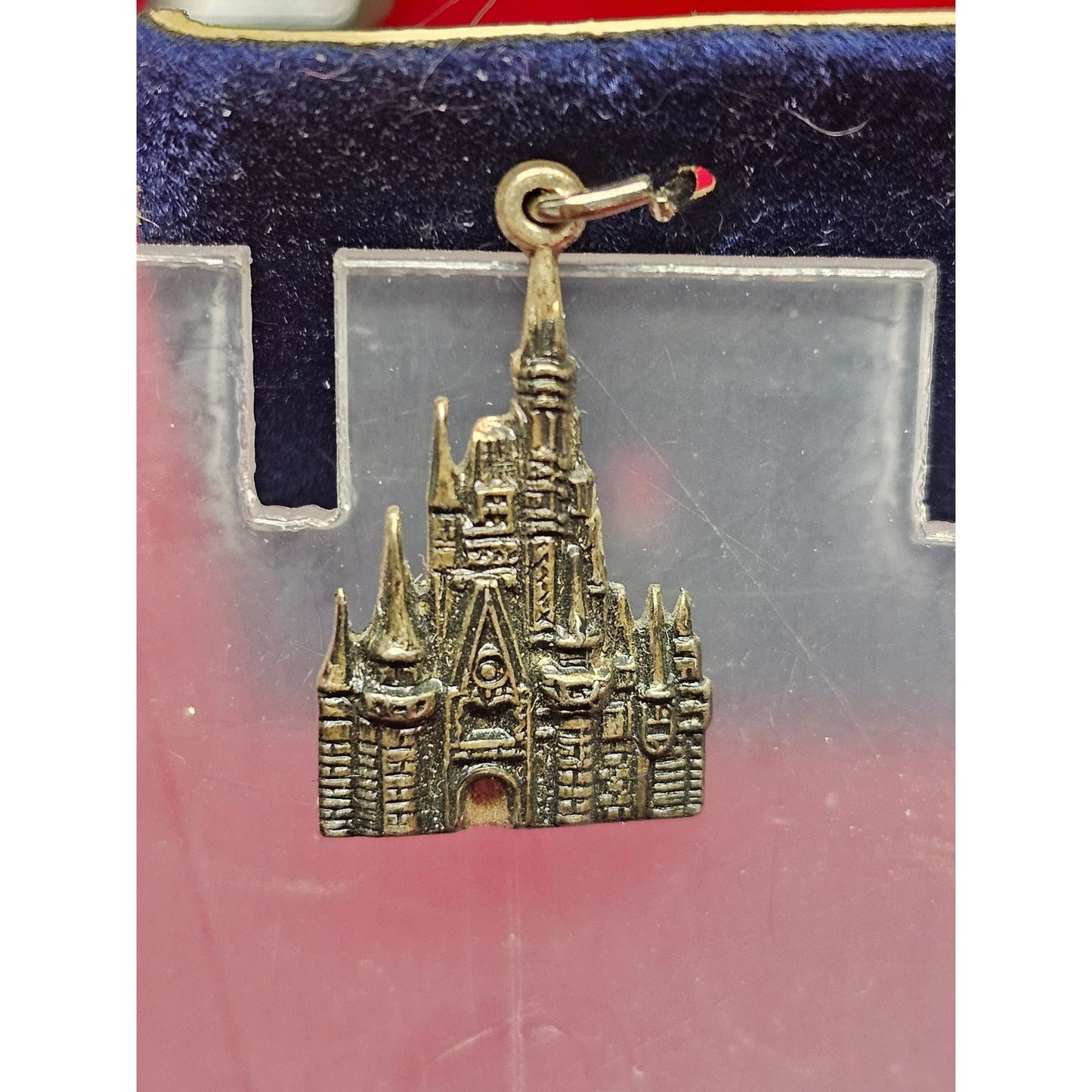 Vintage Sterling Silver Walt Disney Productions Cinderella Castle Charm Pendant