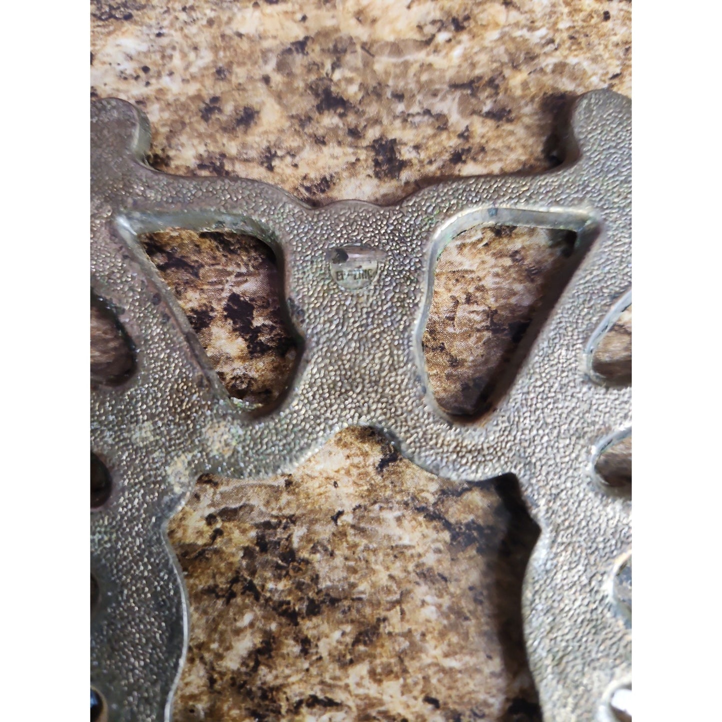 VINTAGE F.B. ROGERS EP ZINC BUTTERFLY TRIVET POT HOLDER - ITALY