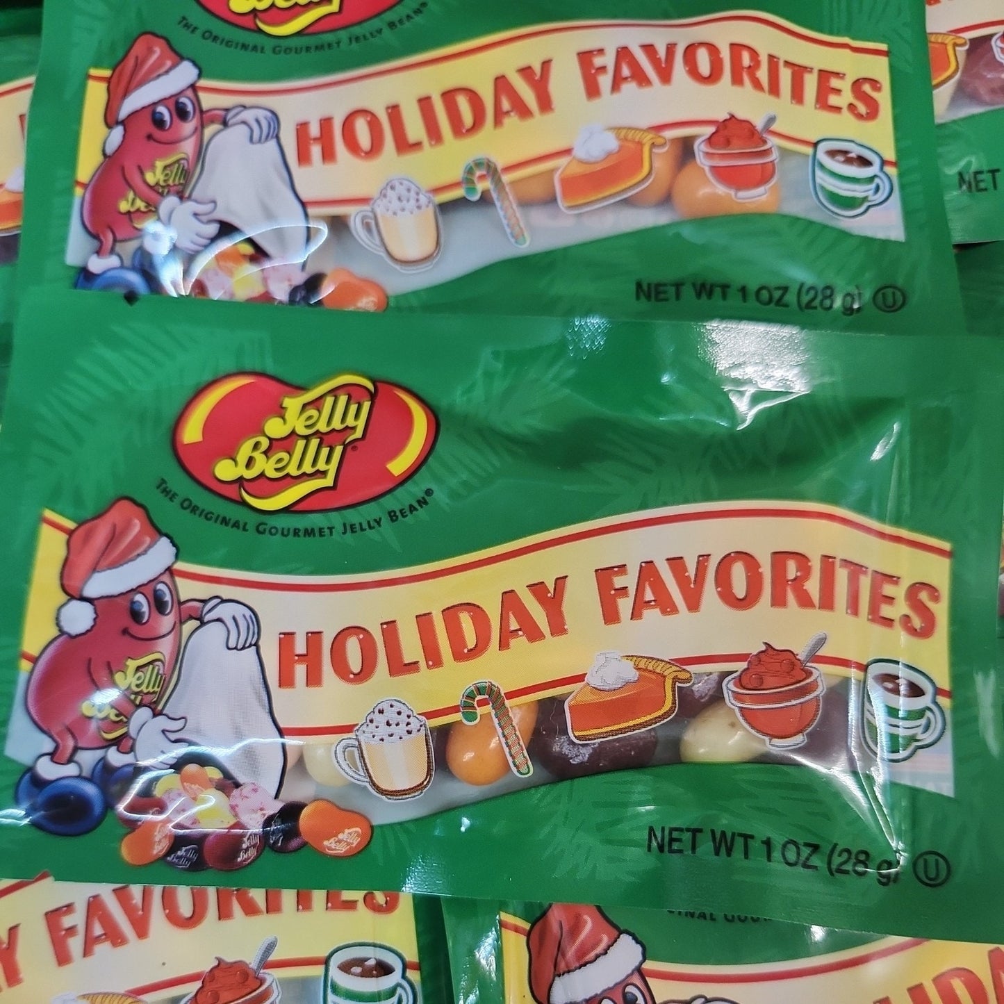 Jelly Belly Holiday Favorites 10 Jelly Beans Grab & Go Bags 1 Oz each