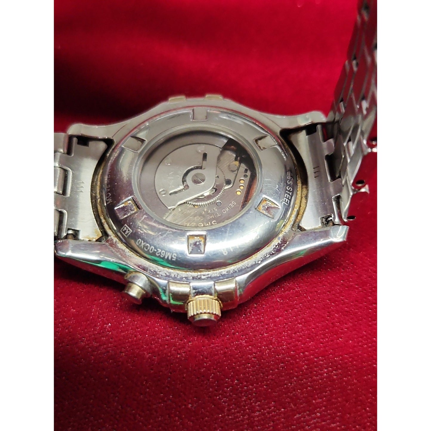 Seiko Model 5m62-0cx0 Men's Watch