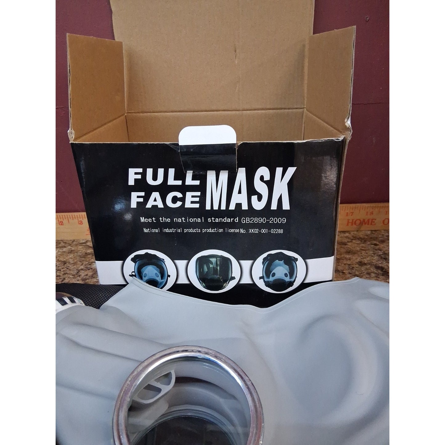 One Full Face Mask Promask GB2890-2009