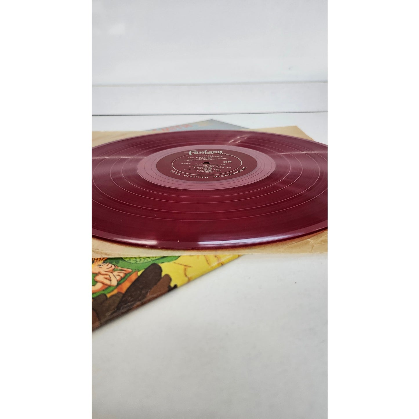 Dave Brubeck Quartet Near-Myth Brubeck-Smith Red Vinyl LP Fantasy 3319 1961